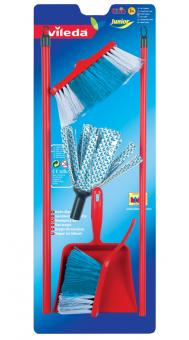 Vileda cloth mop with brush and pan set 