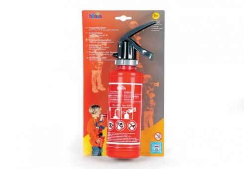 Fire extinguisher with water spray function, on card 